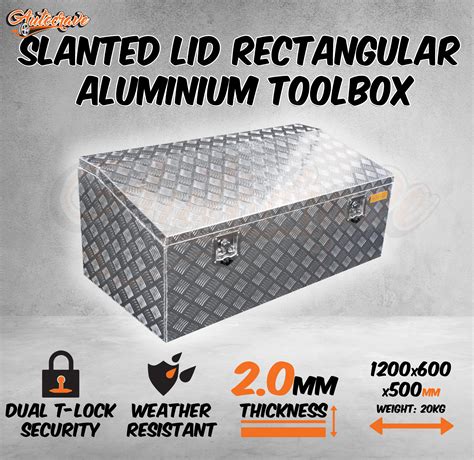 small metal tool box for trailer|rectangle tool box for trailer.